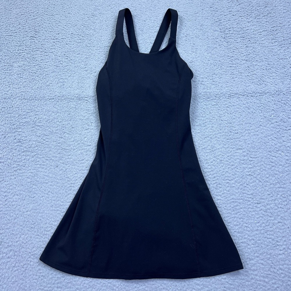 Glyder Full Force Dress Large Black Tennis Pickle Ball Golf‎ Athletic Racerback